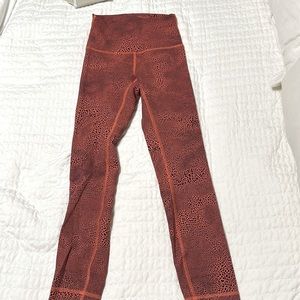 Women’s Lululemon leggings Wunder Train High Rise Crop 23 in